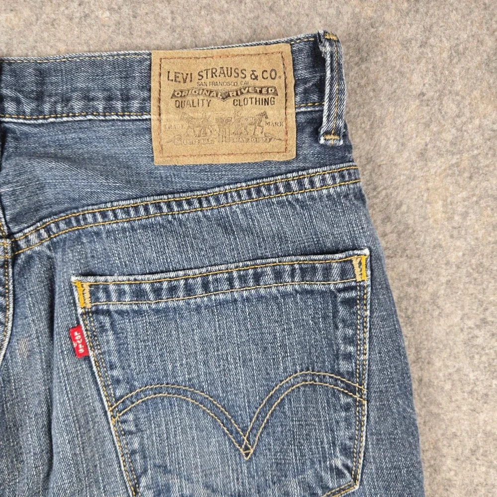 Levi 559 Jeans Mens 32x30 Blue Relaxed Straight Leg Denim Faded Skater Y2k